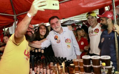 Patrus visita Feira de Reforma Agrária em BH e reforça compromisso de fome zero em Minas Gerais